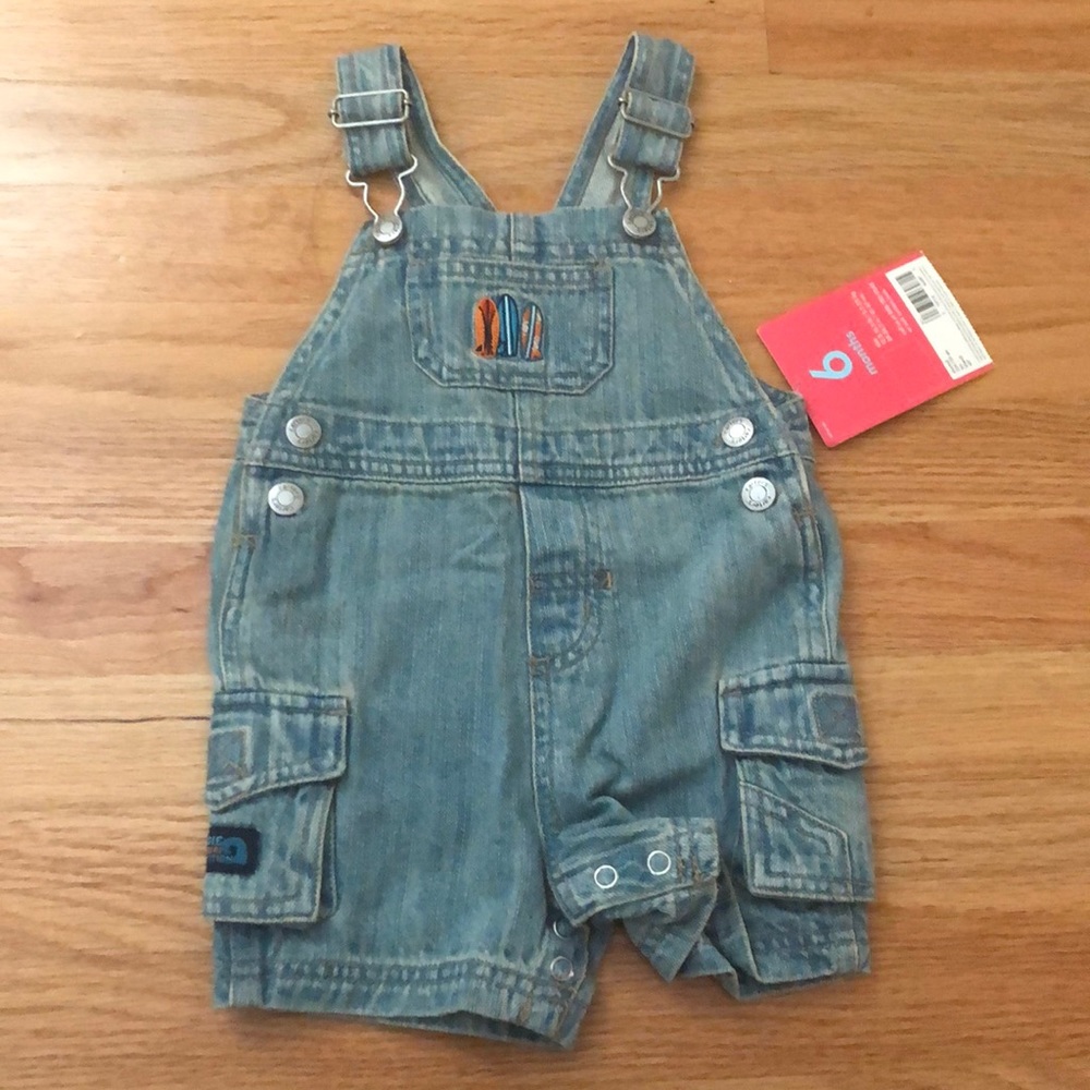 Carter’s Overalls with Surfboard Embroidery